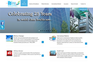 Lifeline Hospital Mumbai Website Design